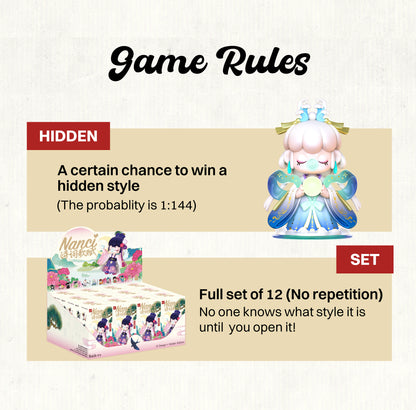 Rolife Nanci Surprise Figure Dolls Chinese Poetry Series - Mô hình Art Toy Blind Box - Rolife