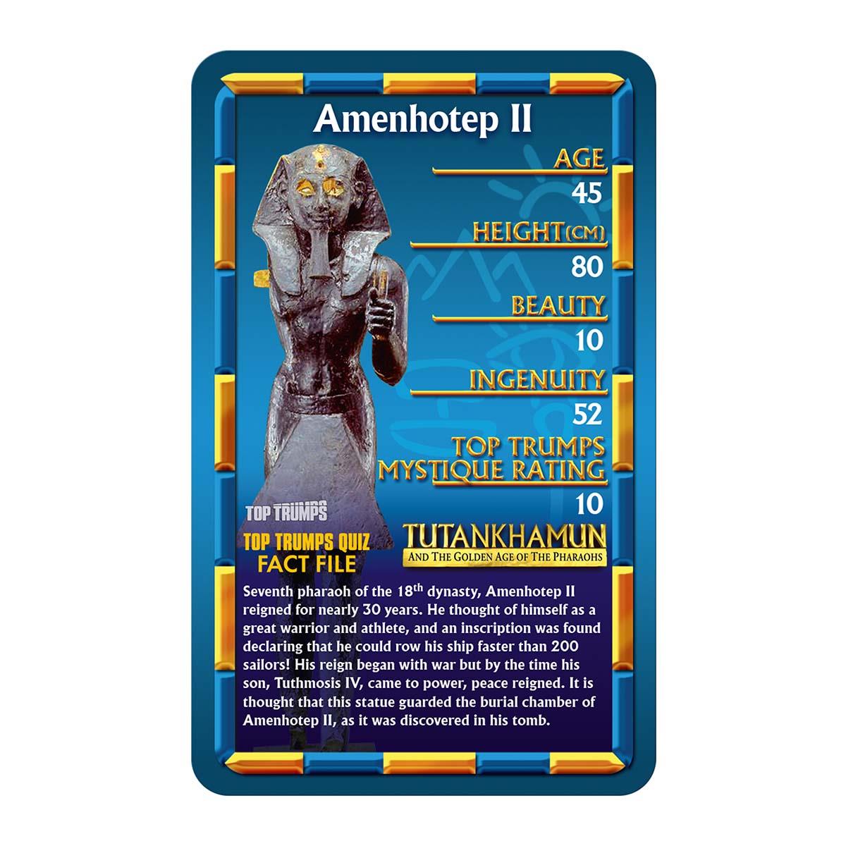 Ancient Egypt 'Tutankhamun and the Golden Age of the Pharaohs' Top Trumps Limited Edition Card Game - Board Game Thẻ Bài Ai Cập Cổ Đại - Winning Moves - Hình ảnh bổ sung 4