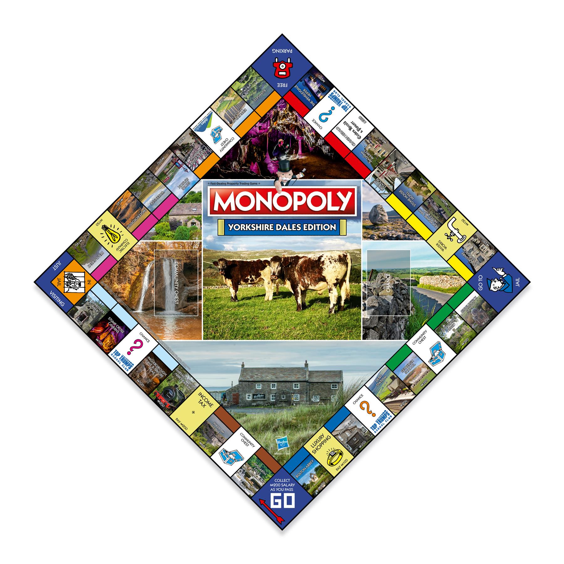 Yorkshire Dales Monopoly Board Game - Trò Chơi Cờ Tỷ Phú Gia Đình - Winning Moves - Góc nhìn khác 3