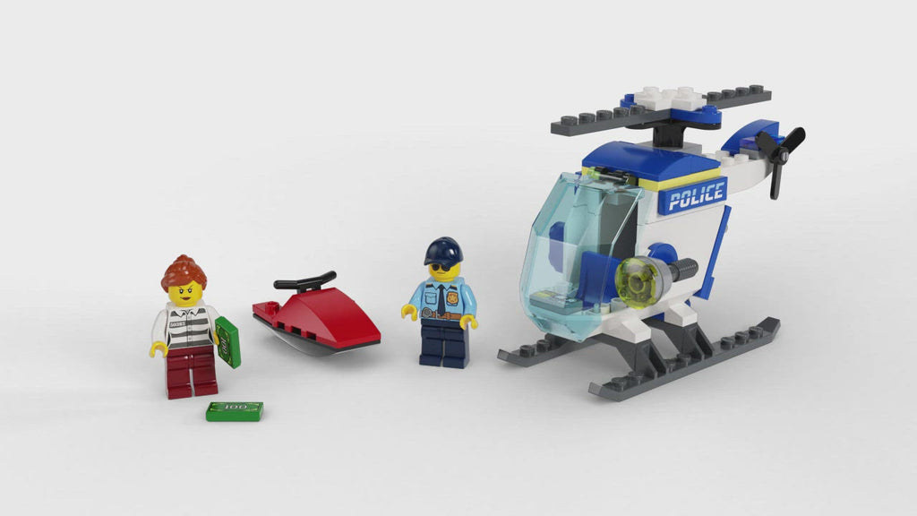 LEGO® City Police Helicopter - Đồ chơi lắp ráp trực thăng cảnh sát - LEGO 60275 - Hình ảnh chi tiết 2