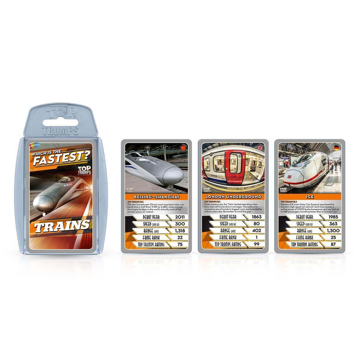 Trains Top Trumps Card Game - Trò chơi thẻ bài Tàu hỏa - Winning Moves - Hình ảnh bổ sung 5