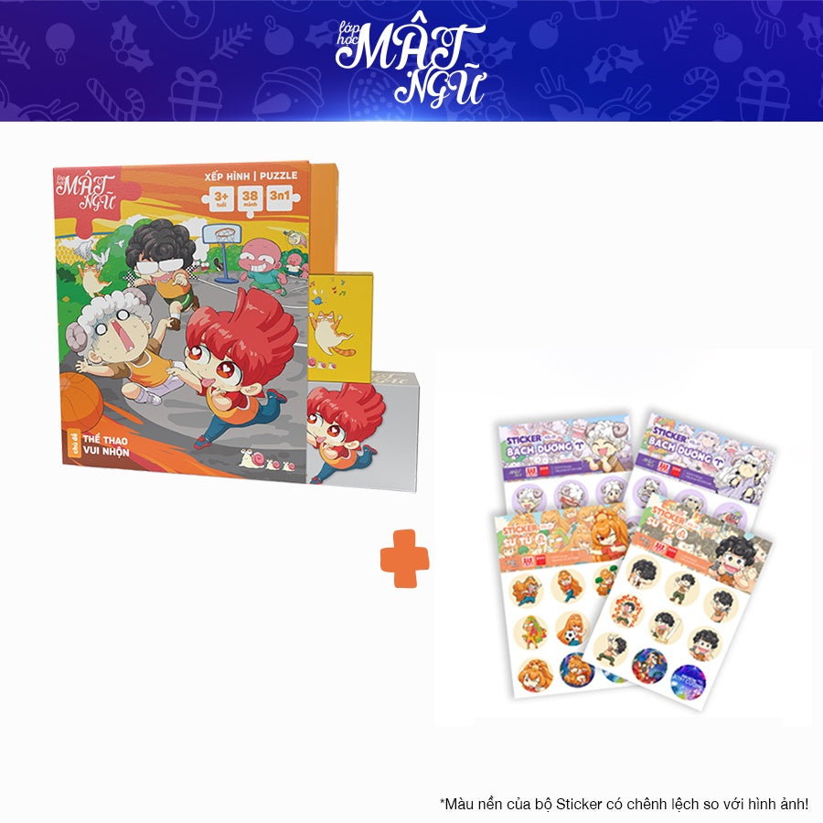 Xếp Hình Puzzle Mato Nhiều Cấp Độ - Đồ Chơi Trí Tuệ Lớp Học Mật Ngữ - Board Game VN - Góc nhìn khác 3