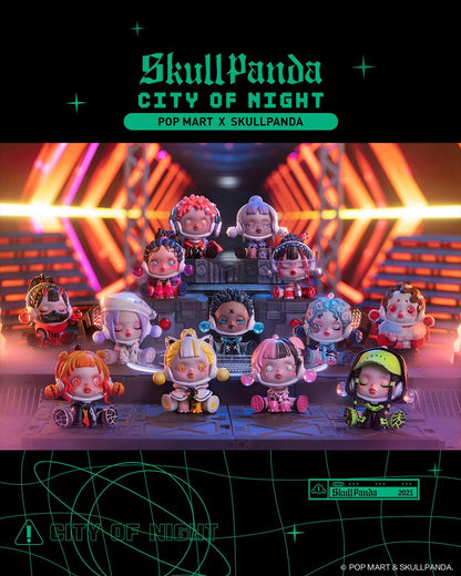 Popmart x Skull Panda City of Night Blindbox Series - Mô hình Blindbox Art Toy - Pop Mart