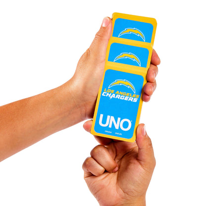 UNO Fandom NFL Los Angeles Chargers Game Deck - Bộ Bài Thẻ Bài Sưu Tầm Mattel - Hình ảnh bổ sung 7