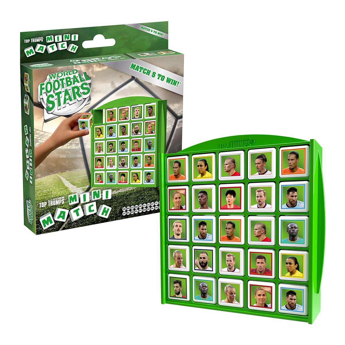 World Football Stars Green Top Trumps Mini Match - Trò Chơi Thẻ Bài Ghép Hình Bóng Đá - Winning Moves - Hình ảnh chi tiết 2