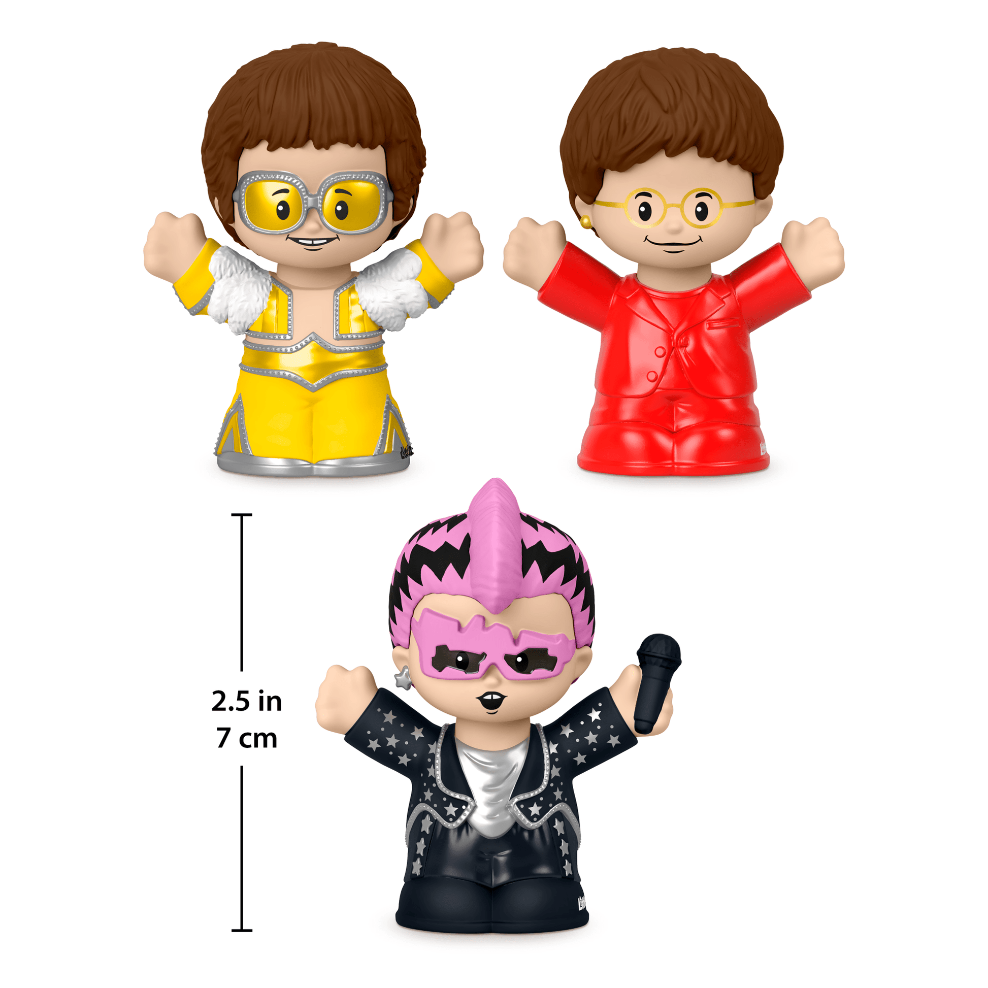 Little People Collector Elton John Special Edition Set - Bộ 3 Nhân Vật Sưu Tầm Elton John - Mattel HVG78 - Hình ảnh bổ sung 7