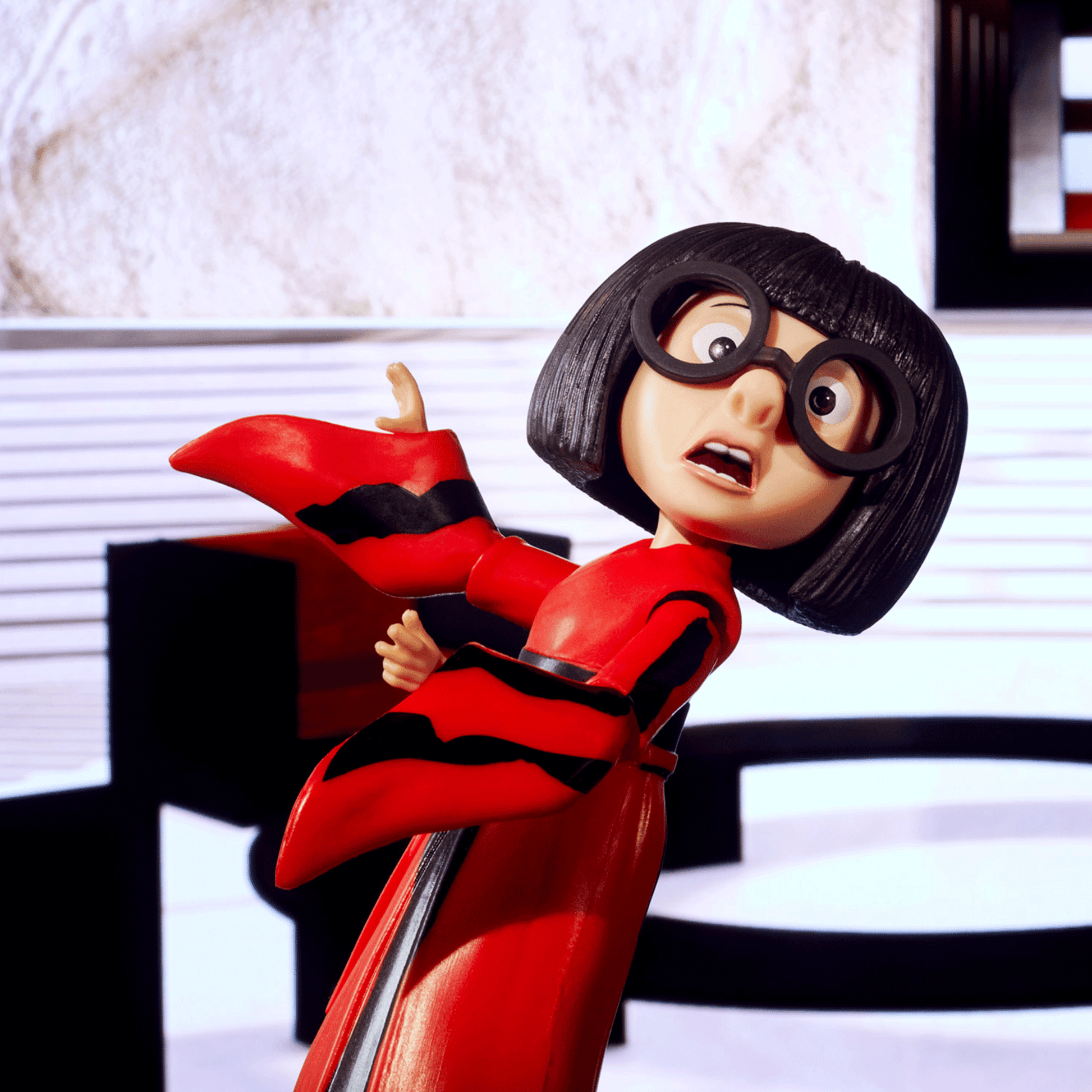 Pixar Spotlight Series Edna Mode Collector Figure The Incredibles - Mô hình sưu tầm cao cấp - Mattel Creations GWG70 - Hình ảnh bổ sung 7