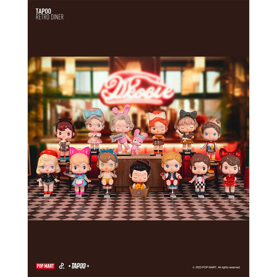 Tapoo Retro Diner - Mô hình Blind Box chính hãng - POP MART