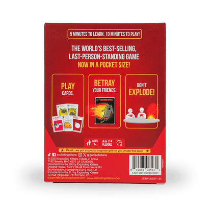 Exploding Kittens Original: Grab & Game Edition - Board Game Mèo Nổ Mini - Exploding Kittens - Hình ảnh bổ sung 5