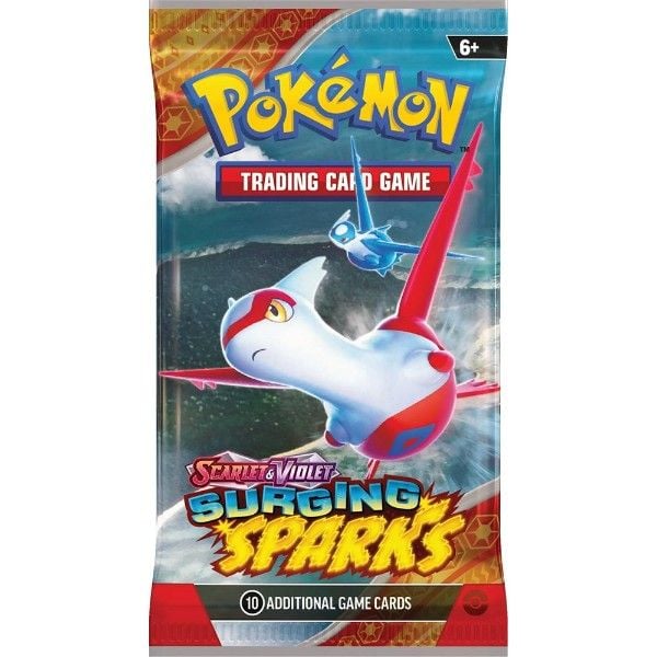 PP55 Thẻ bài Pokemon TCG SV08 Surging Sparks Booster Pack