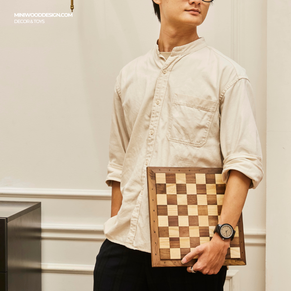 Bộ Cờ Vua Signature Size Du Lịch - Bộ cờ vua gỗ hương cao cấp - Miniwood Design