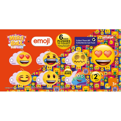 Đồ Chơi Banh Miraball Thú Bông Hình Emoji MIRABALL SURPRISES M14445