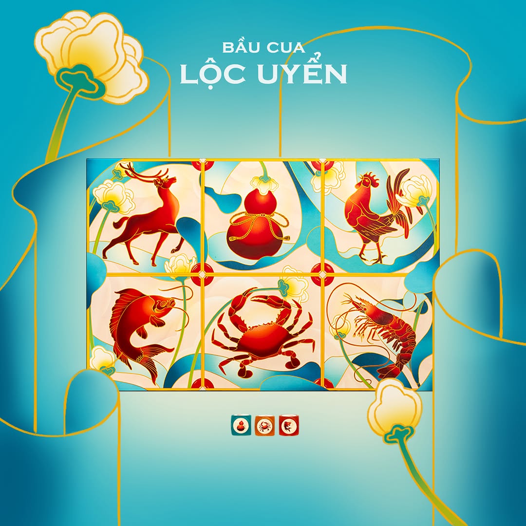 Bầu Cua Lộc Uyển - Trò Chơi Dân Gian Nghệ Thuật Cao Cấp - Maztermind Maztermind - ảnh 4 - Board Game
