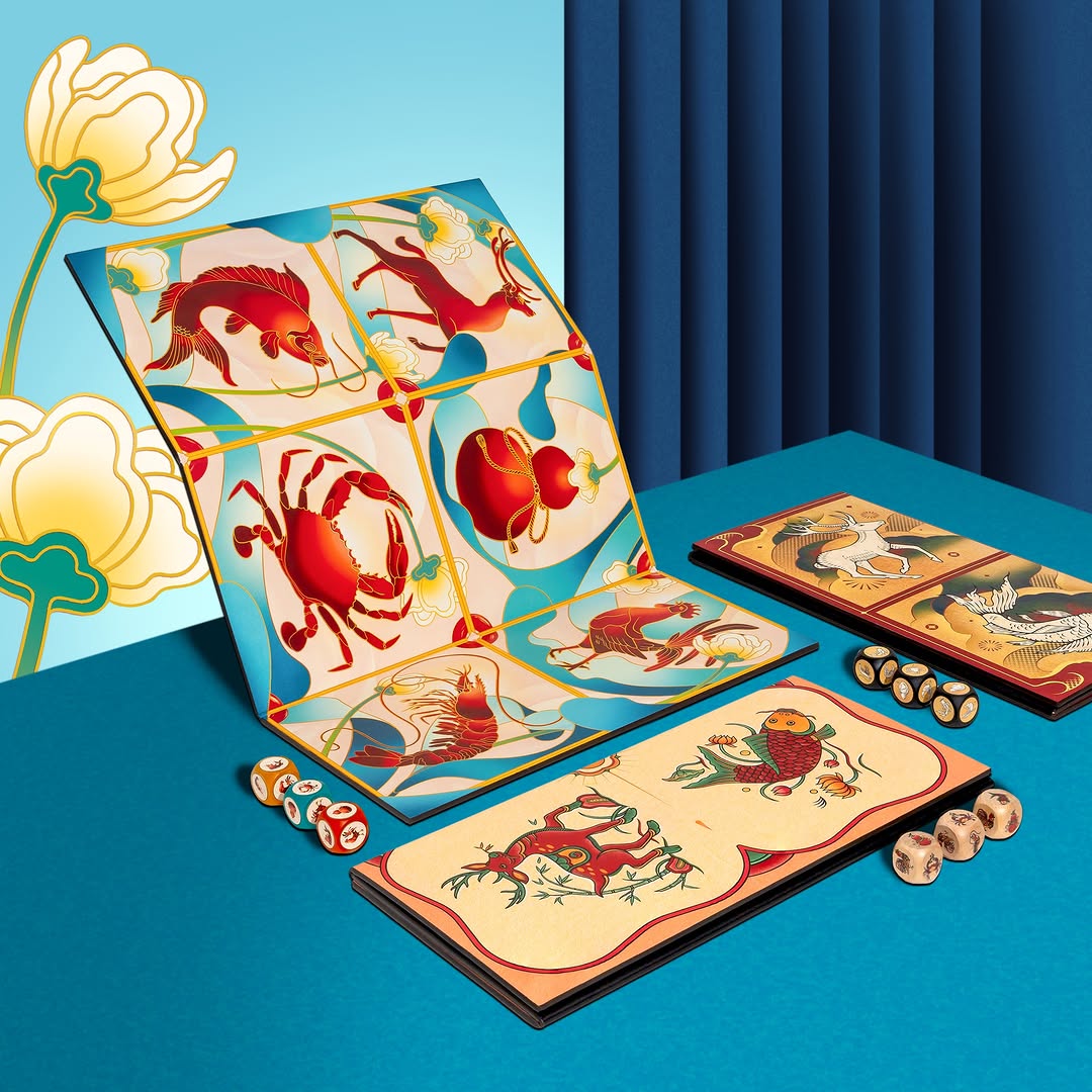 Bầu Cua Lộc Uyển - Trò Chơi Dân Gian Nghệ Thuật Cao Cấp - Maztermind Maztermind - ảnh 5 - Board Game