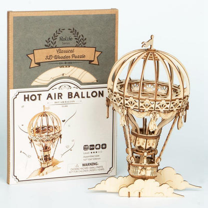 Rolife Modern 3D Wooden Puzzle - Hot Air Balloon TG406 - Mô hình gỗ 3D lắp ráp - Rolife