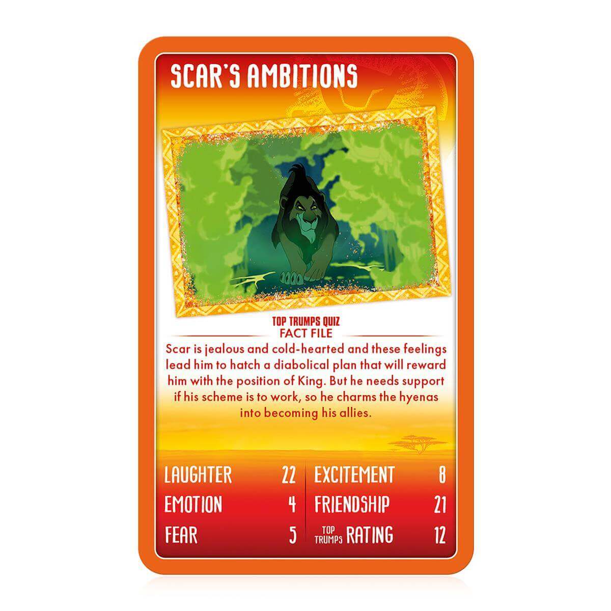 Lion King Top Trumps Card Game - Trò chơi thẻ bài Disney - Winning Moves - Hình ảnh bổ sung 4