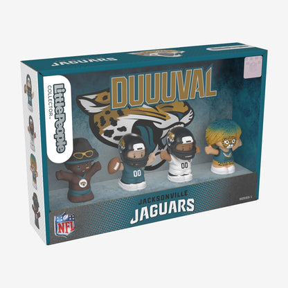Little People Collector x NFL Jacksonville Jaguars Set - Bộ Mô Hình Cầu Thủ Bóng Bầu Dục - Mattel HNJ47 Mattel - ảnh 2 - Figu