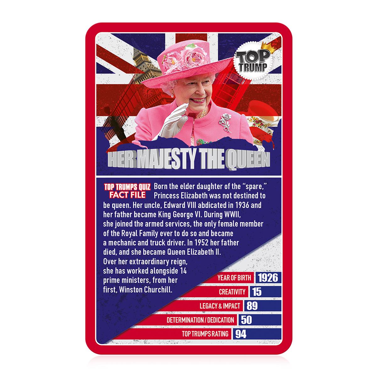 National Treasures Top Trumps Card Game - Trò chơi thẻ bài nhân vật nổi tiếng Anh Quốc - Winning Moves - Hình ảnh chi tiết 2