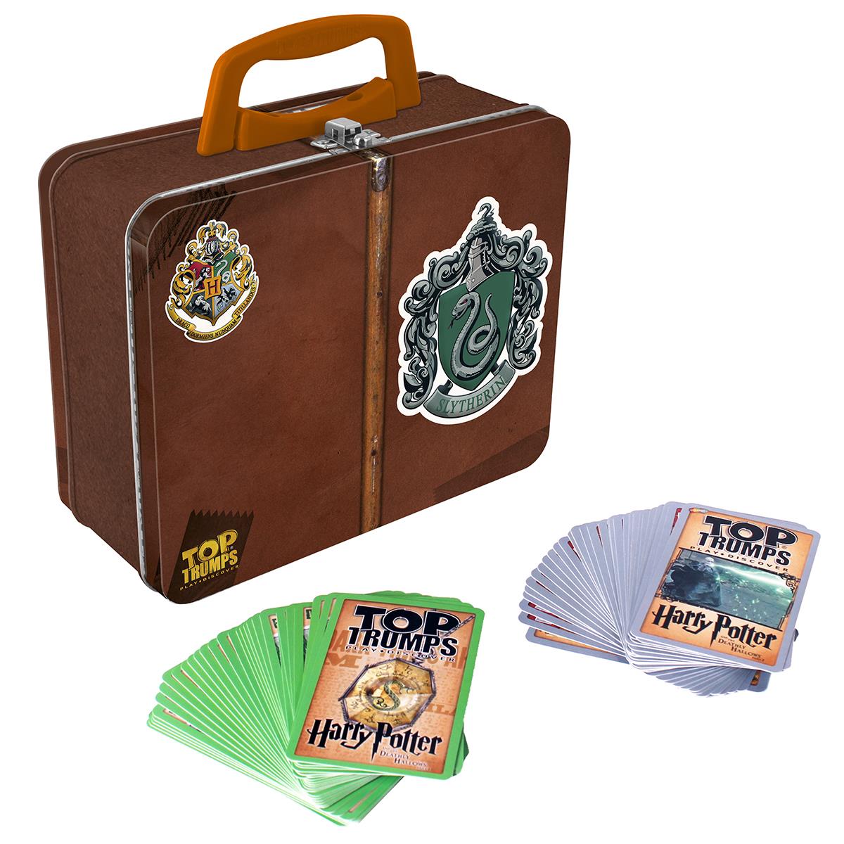 Harry Potter Slytherin Top Trumps Card Game Collectors Tin - Bộ Bài Thẻ Sưu Tập Hộp Thiếc - Winning Moves - Hình ảnh chi tiết 2