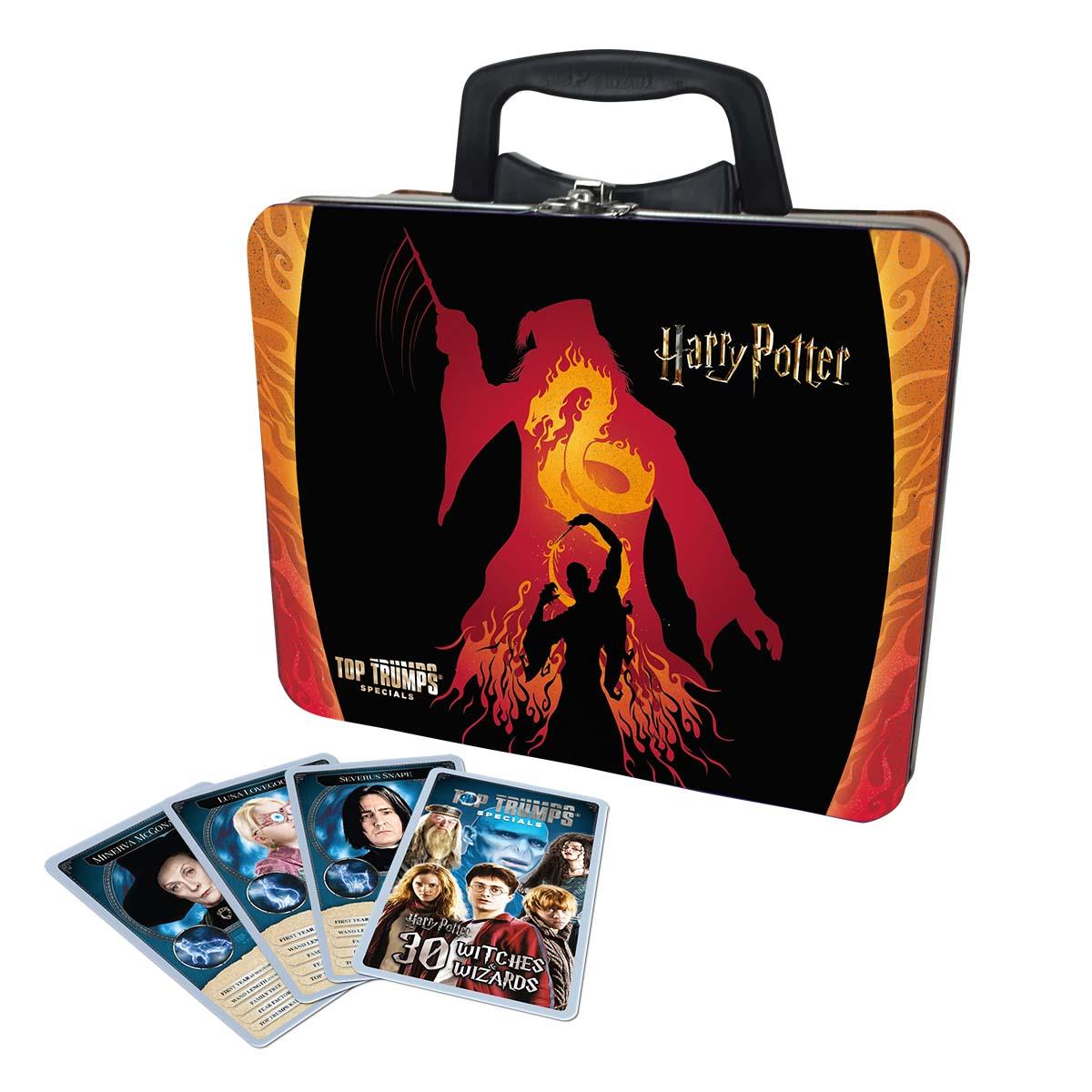 Harry Potter 30 Witches & Wizards Card Collectors Tin - Trò Chơi Thẻ Bài Top Trumps - Winning Moves - Hình ảnh chi tiết 2