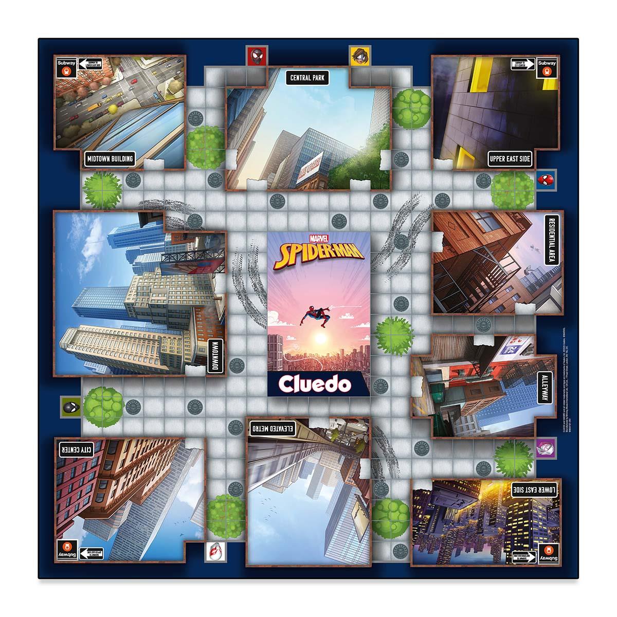 Spiderman Cluedo Mystery Board Game - Board Game Trinh thám Marvel - Winning Moves - Góc nhìn khác 3