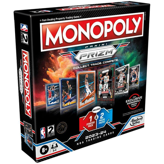 Bộ Cờ Tỷ Phú Monopoly Prizm: Phiên Bản NBA 2nd Edition Kèm Thẻ Bài Panini 2023-24 (F9571)