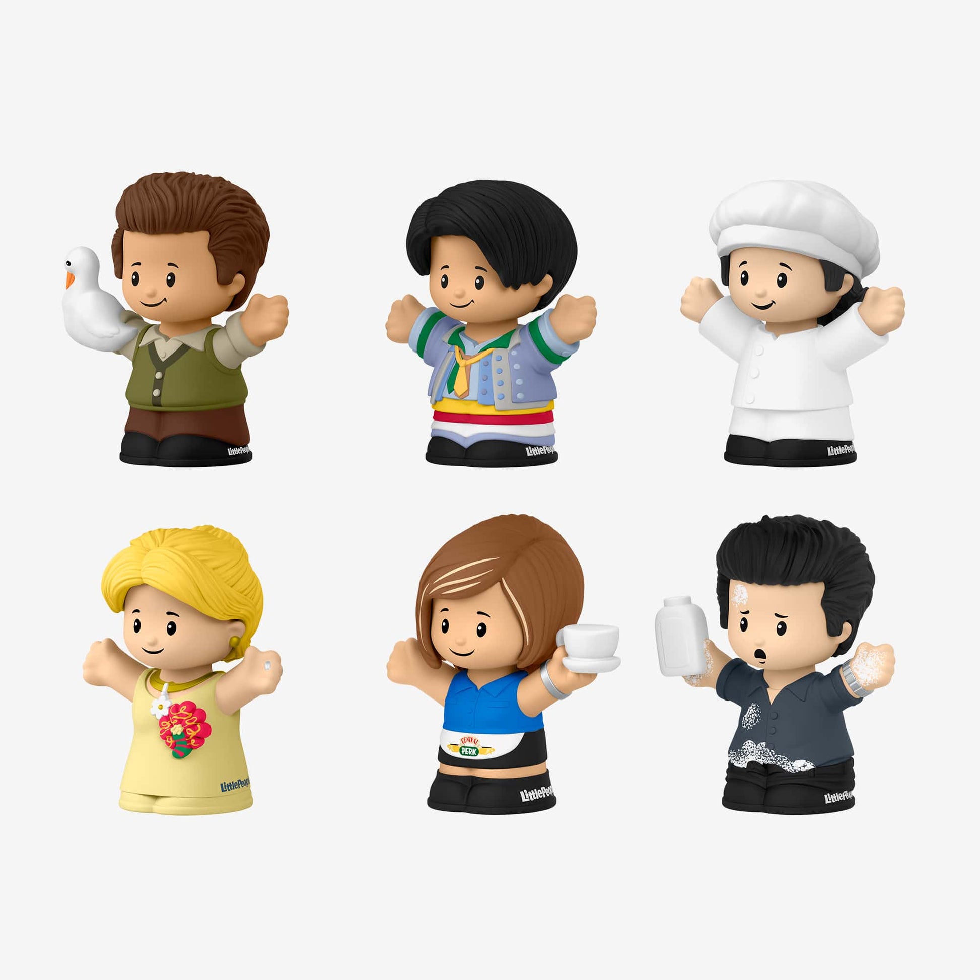 Little People Collector Friends TV Series Special Edition Set - Bộ Mô Hình Nhân Vật Sưu Tầm Phim Friends Mattel Creations - Hình ảnh bổ sung 4