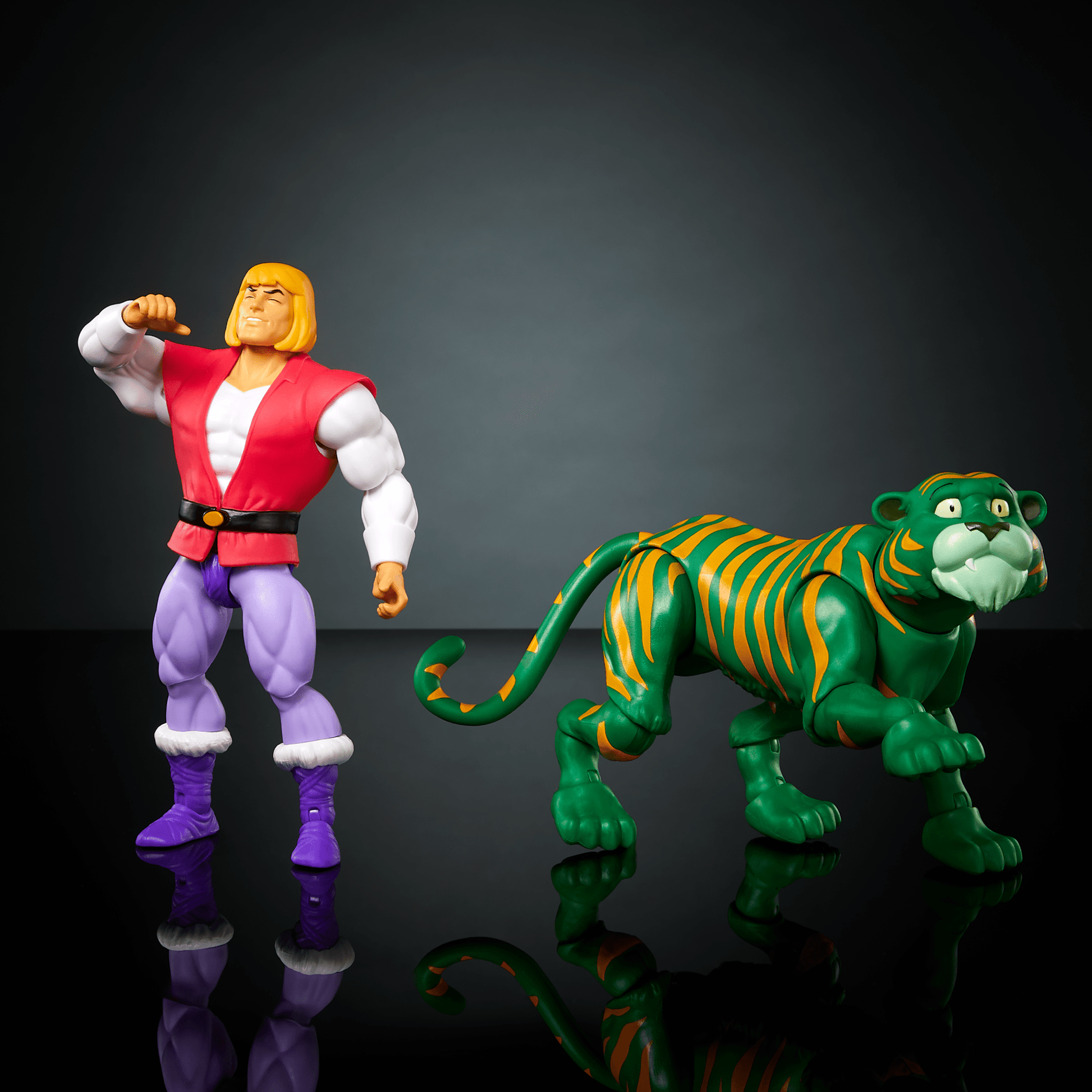 MOTU Origins Prince Adam & Cringer 2-Pack Action Figures - Bộ Mô Hình Hành Động Chính Hãng Mattel - Hình ảnh chi tiết 2