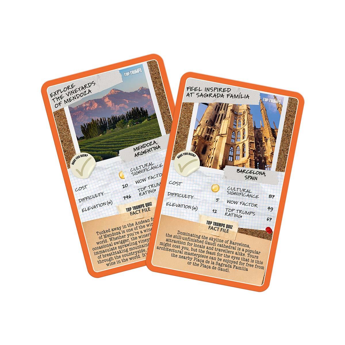 Back Packers' Bucket List Top Trumps Card Game - Trò Chơi Thẻ Bài Du Lịch - Winning Moves - Góc nhìn khác 3
