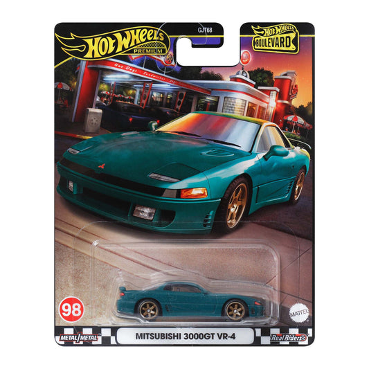 Hot Wheels Boulevard Mitsubishi 3000GT VR-4 Xe Mô Hình Kim Loại 1:64 Mattel