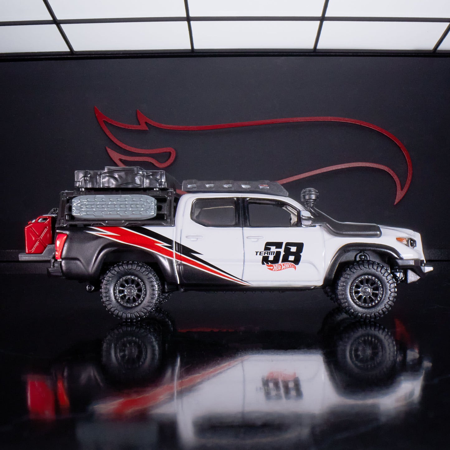 Hot Wheels Elite 64 Mod Shop '17 Toyota Tacoma Xe Mô Hình Kim Loại Hot Wheels - Hình ảnh bổ sung 4