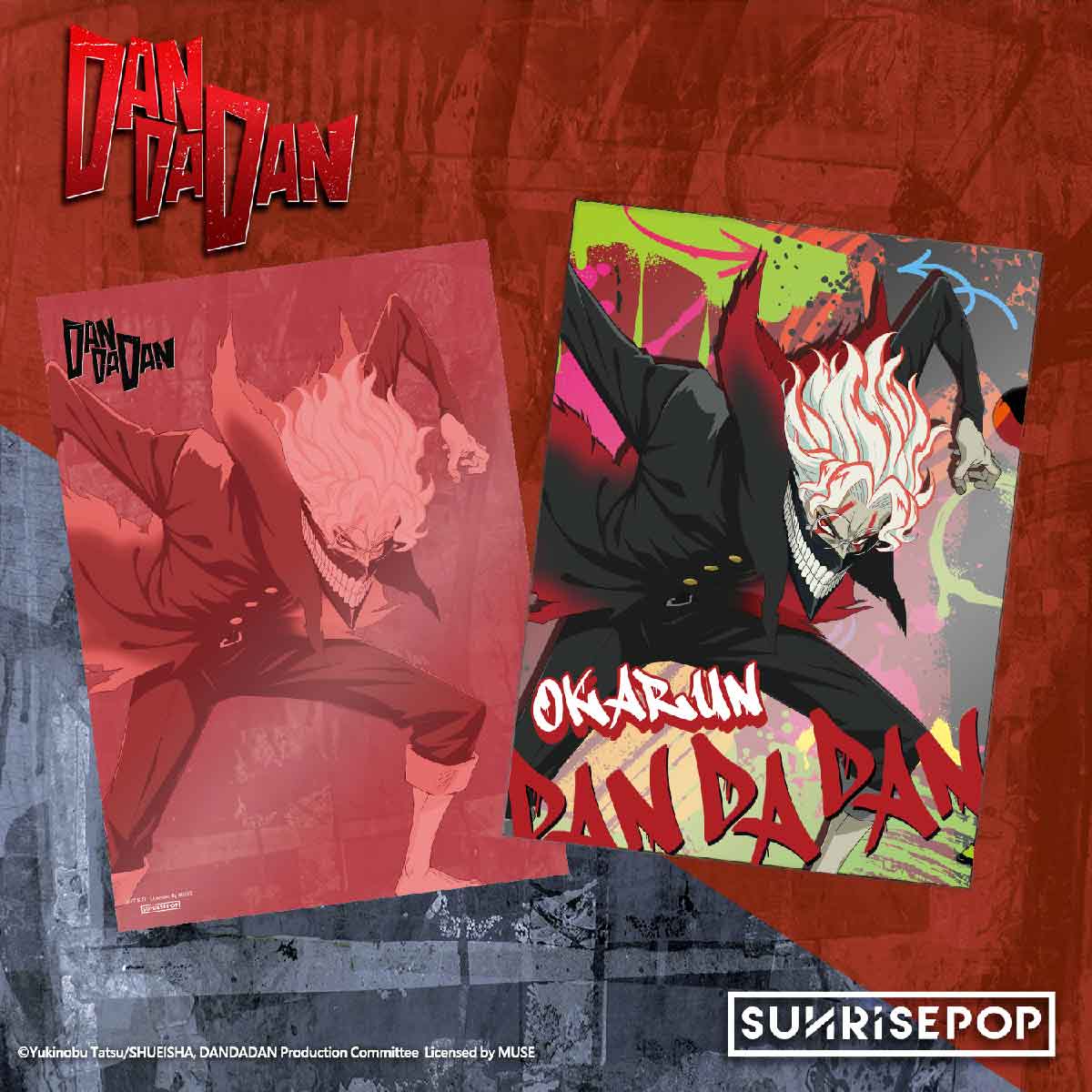 A4 Leaflet Cover Okarun Transformation Dan Da Dan - Bìa lá A4 - SUNRISEPOP DDAC006