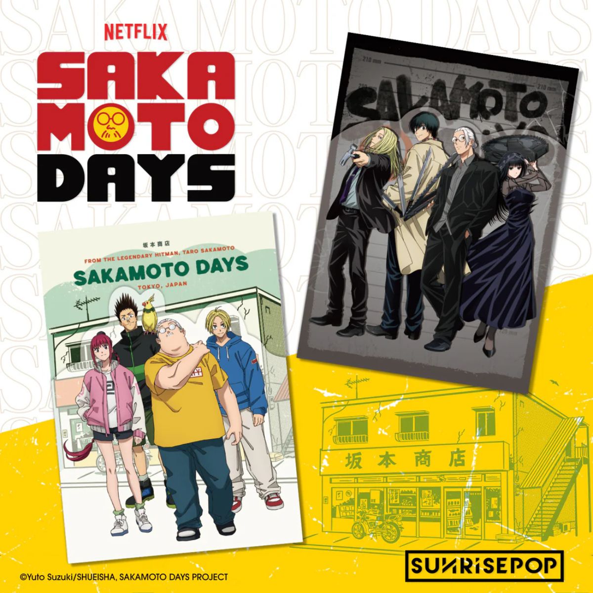 A4 Leaf Cover Sakamoto Days - Bìa lá đựng tài liệu A4 - SUNRISEPOP SDAC035