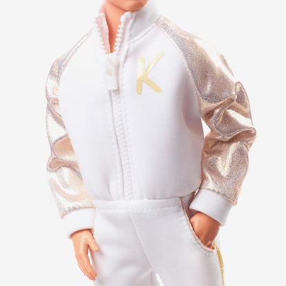 Ken Doll In White and Gold Tracksuit – Barbie The Movie Búp bê sưu tầm Mattel HPK04 Mattel - ảnh 6 - Búp bê sưu tầm