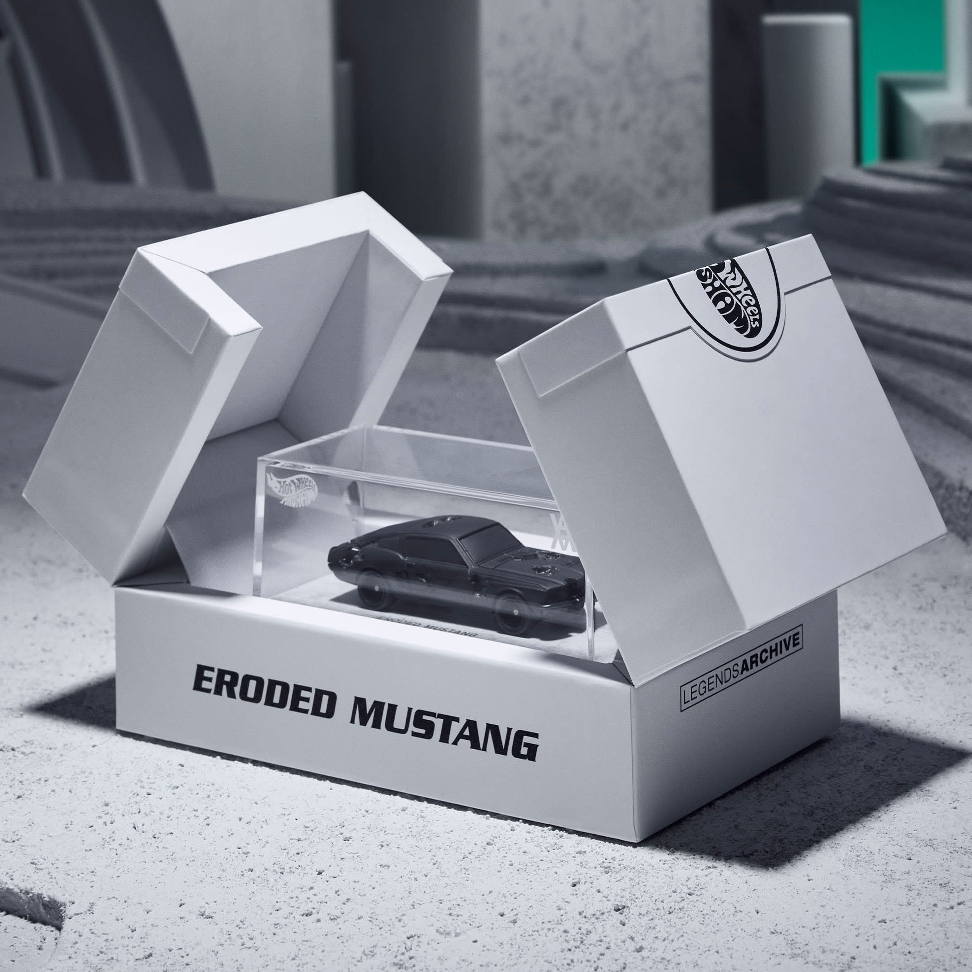 Hot Wheels x Daniel Arsham Eroded Ford Mustang - Mô Hình Xe Nghệ Thuật 1:64 - Mattel HPJ33 Hot Wheels - ảnh 8 - Mô hình xe sư