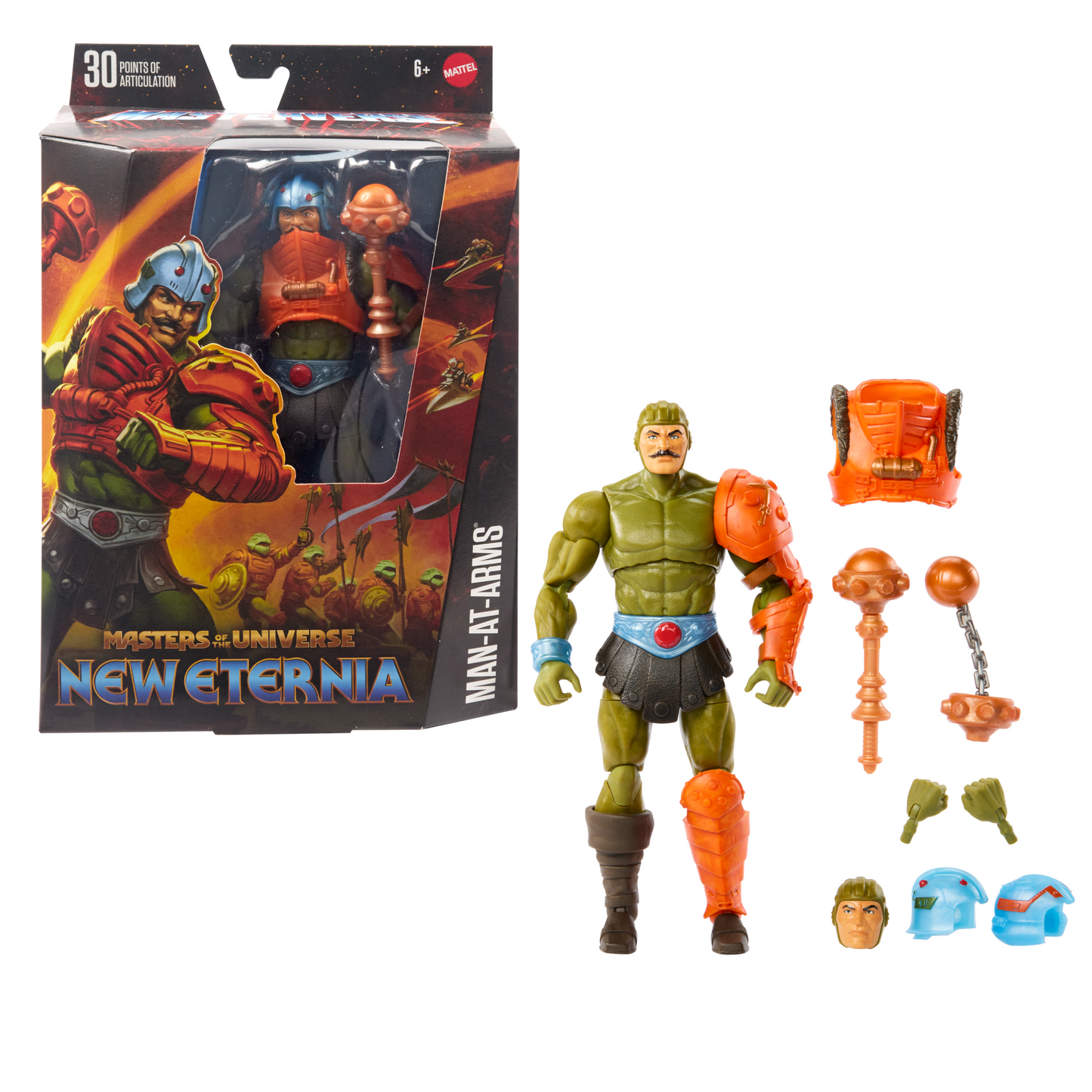 Masters of the Universe Man-At-Arms Action Figure - Mô hình hành động Mattel Masterverse New Eternia - Hình ảnh chi tiết 2
