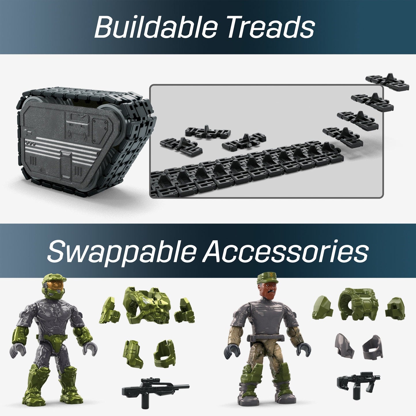 MEGA Halo UNSC Elephant Sandnest Building Kit - Bộ Lắp Ráp Xe Vận Tải Behemoth - MEGA