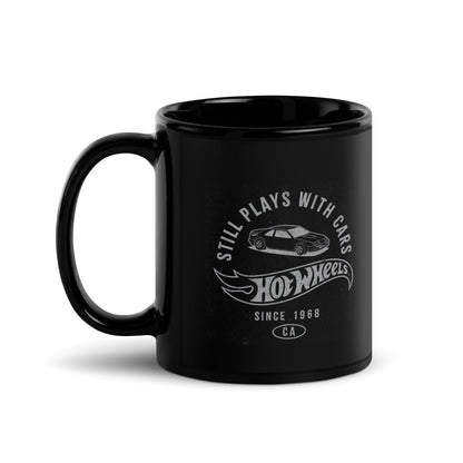 Hot Wheels Still Plays with Hot Wheels Cars Black Mug
