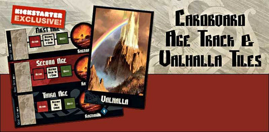 Blood Rage: Cardboard Age Track & Valhalla Sheet (Kickstarter Special)