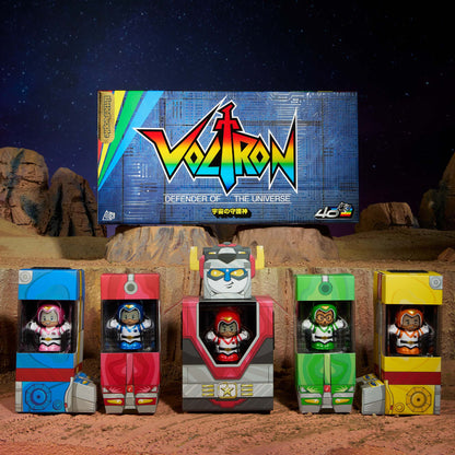 Little People Collector Voltron 40th Anniversary Gold Label Set - Bộ Mô Hình Sưu Tập Kỷ Niệm 40 Năm - Fisher-Price HVW64 - Hình ảnh sản phẩm