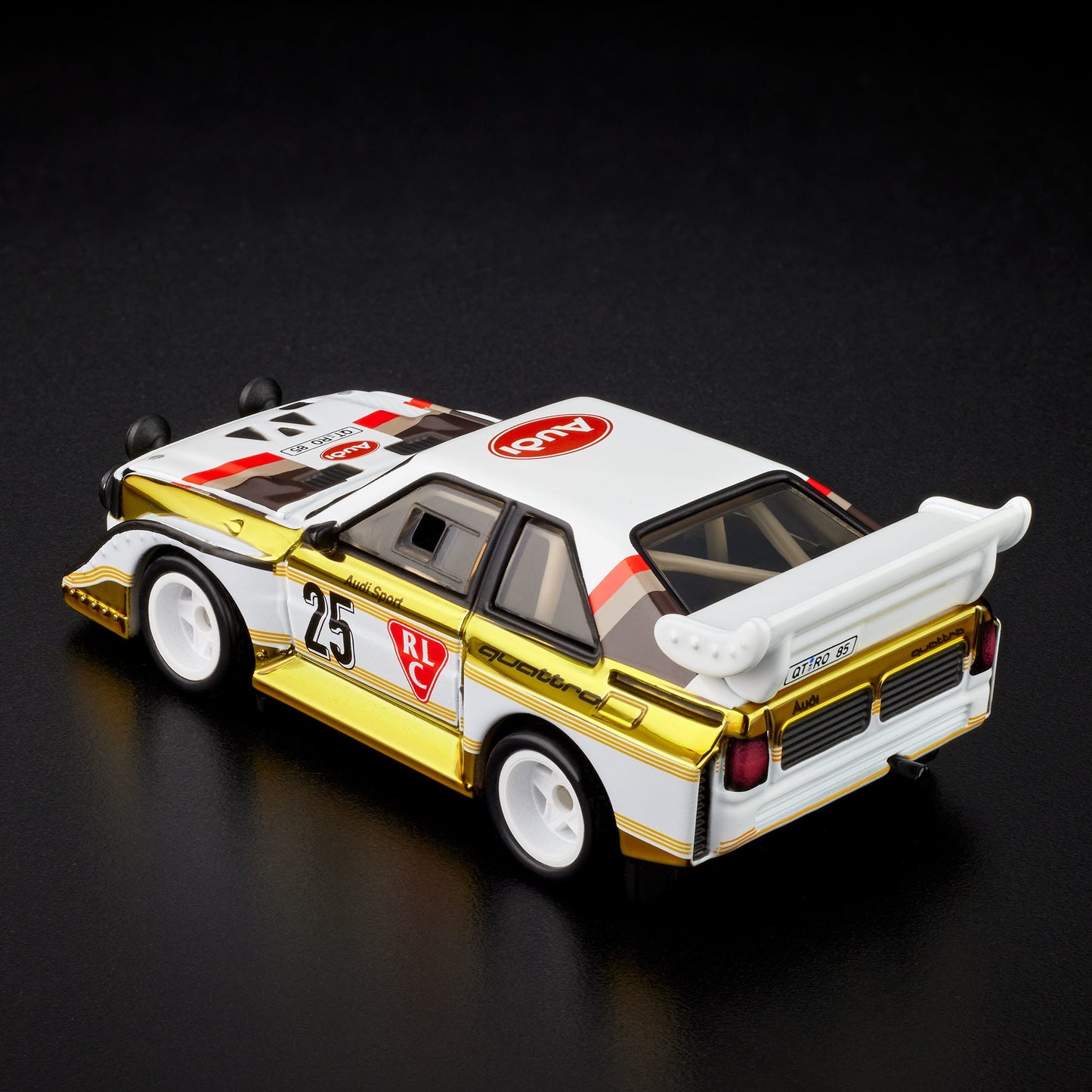 RLC Exclusive 1985 Audi Sport quattro S1 - Xe Mô Hình Rally 1:64 Hot Wheels Red Line Club