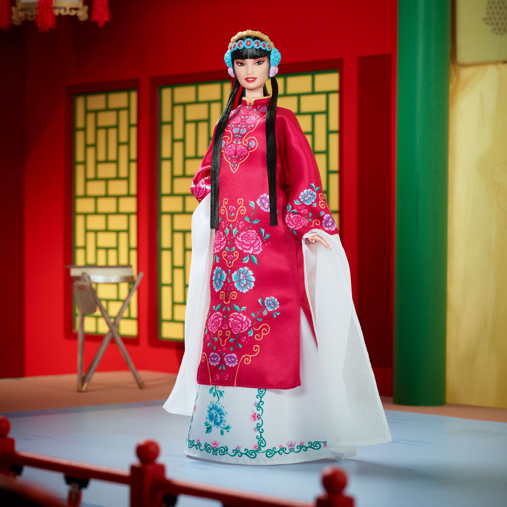 2024 Barbie Lunar New Year Doll - Búp Bê Sưu Tầm Tết Nguyên Đán - Barbie Signature HRM57 - Góc nhìn khác 3