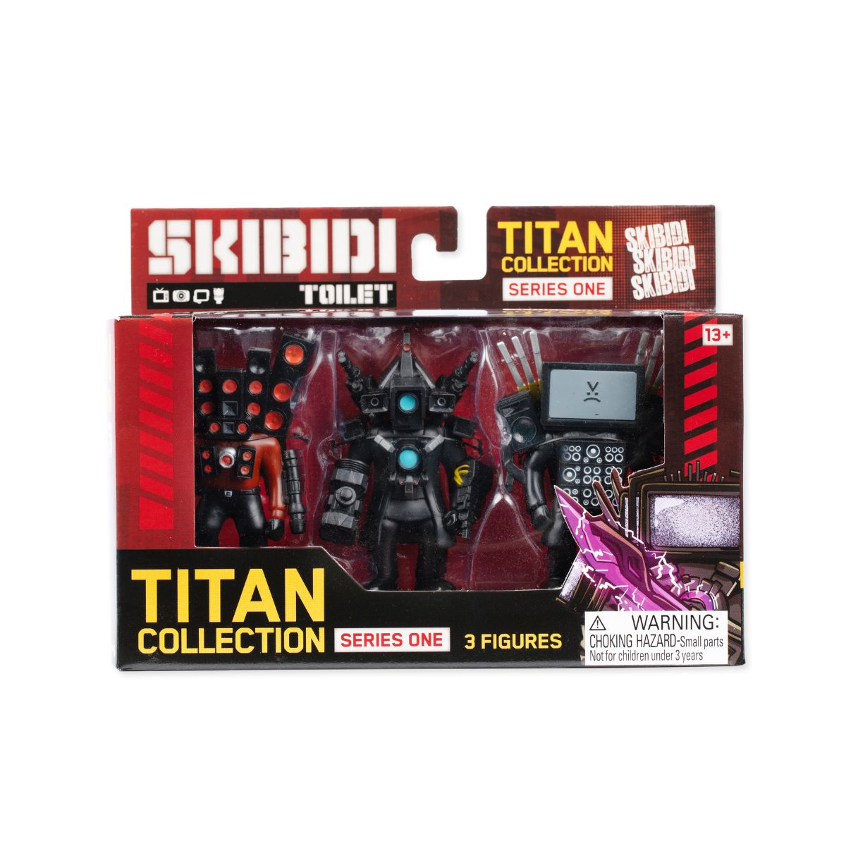 Toy Set of 3 Titan Character Models SKIBIDI TOILET ST13003 - Bộ 3 Mô hình nhân vật Titan - SKIBIDI TOILET
