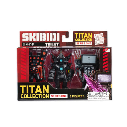 Toy Set of 3 Titan Character Models SKIBIDI TOILET ST13003 - Bộ 3 Mô hình nhân vật Titan - SKIBIDI TOILET