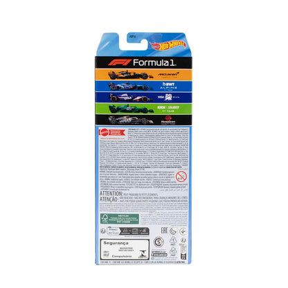 Set of 5 Hot Wheels F1 racing cars - Bộ 5 Mô Hình Xe Đua Formula 1 - Hot Wheels JGF58