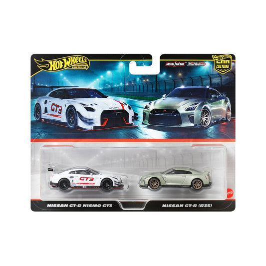 Nissan GT-R Premiums Supercar Duo - Bộ đôi siêu xe mô hình - Hot Wheels JBL05/HBL96