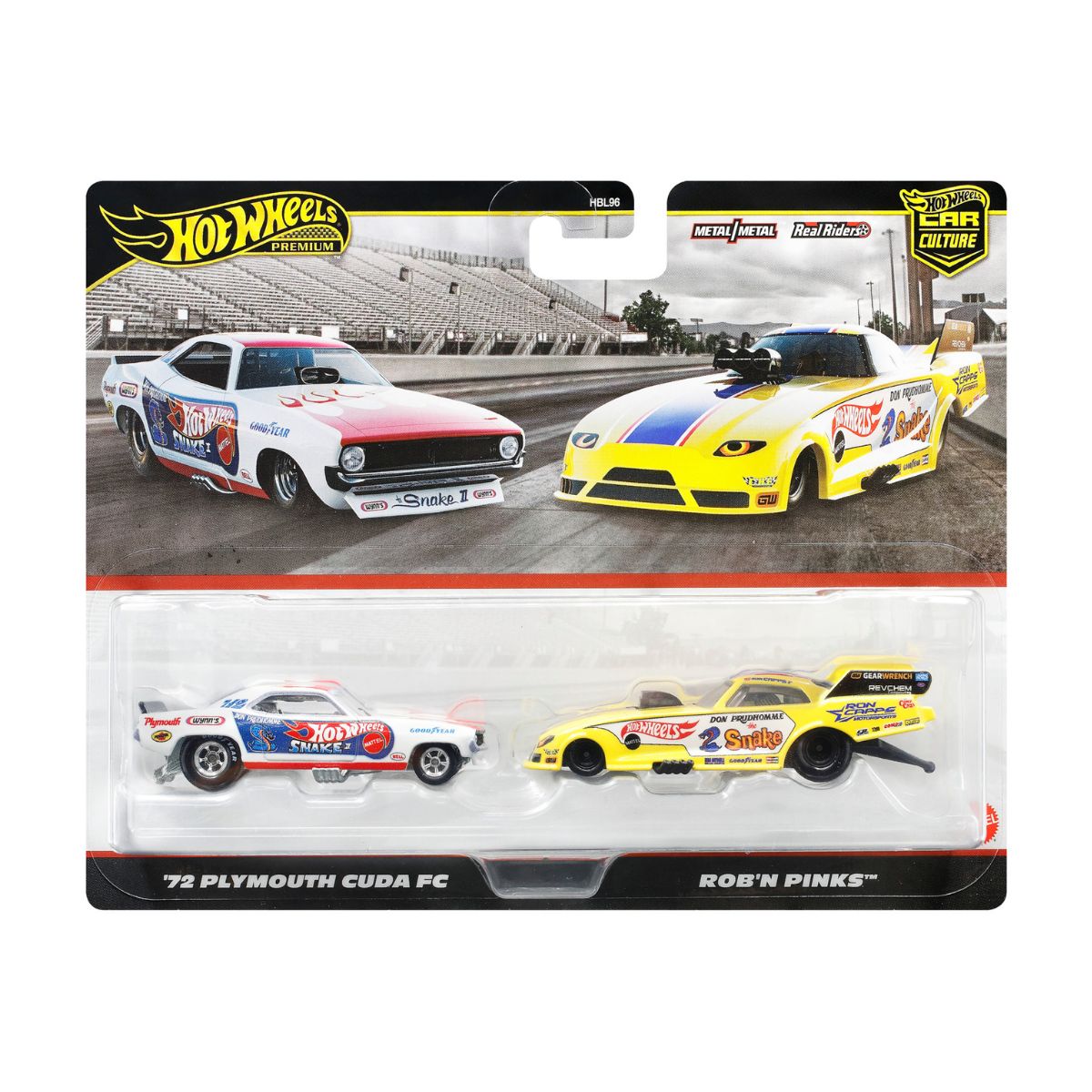 Premiums Rob N' Pinks Hot Wheels Supercar Duo HBL96 - Bộ Đôi Siêu Xe Mô Hình Kim Loại - Hot Wheels Premium