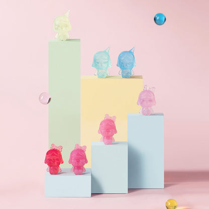 Pop Bean CryBaby Mini Figure - Gradient Color Set - Bộ 7 mô hình mini - POP MART