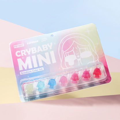 Pop Bean CryBaby Mini Figure - Gradient Color Set - Bộ 7 mô hình mini - POP MART