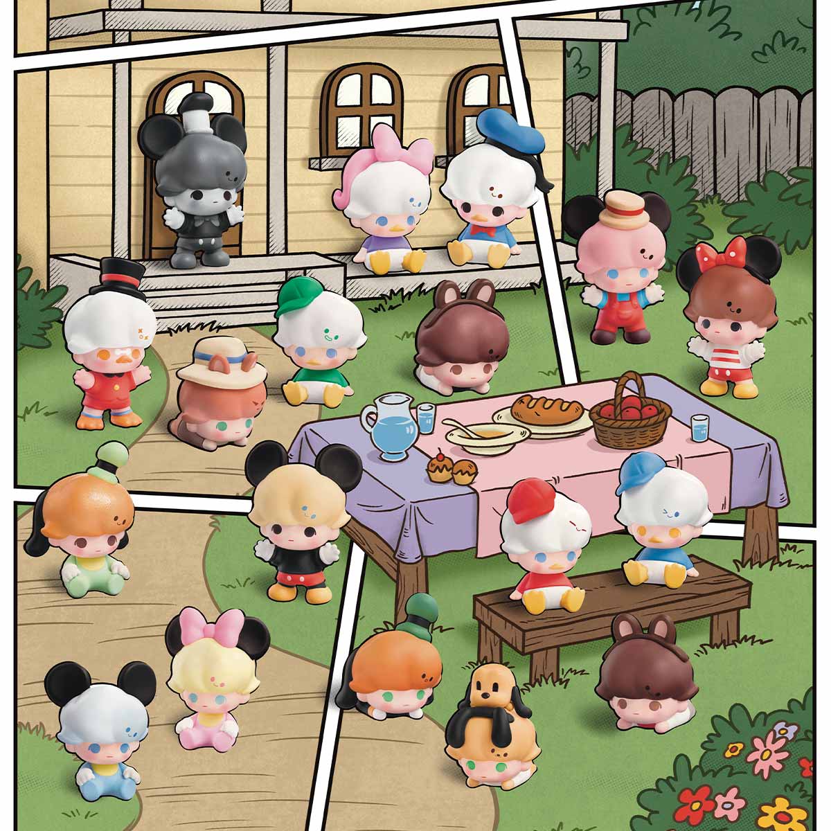 POP BEAN DIMOO WORLD × DISNEY Classic Series - Mô hình hạt đậu Blind Box - POP MART